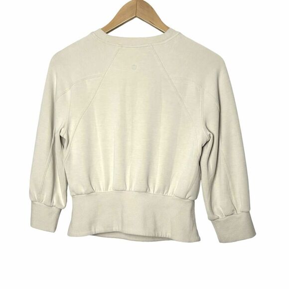 Lululemon Softstreme Ribbed-Hem Pullover *Natural Ivory - Picture 4 of 8